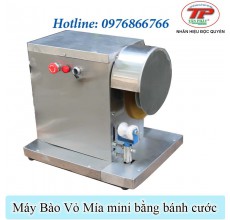 MÁY BÀO VỎ MÍA MINI XUẤT KHẨU - CẠO VỎ MÍA BÁN TỰ ĐỘNG